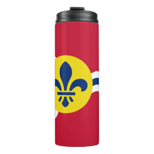 Thermal Tumbler mit Fahne von St. Louis Thermosbecher