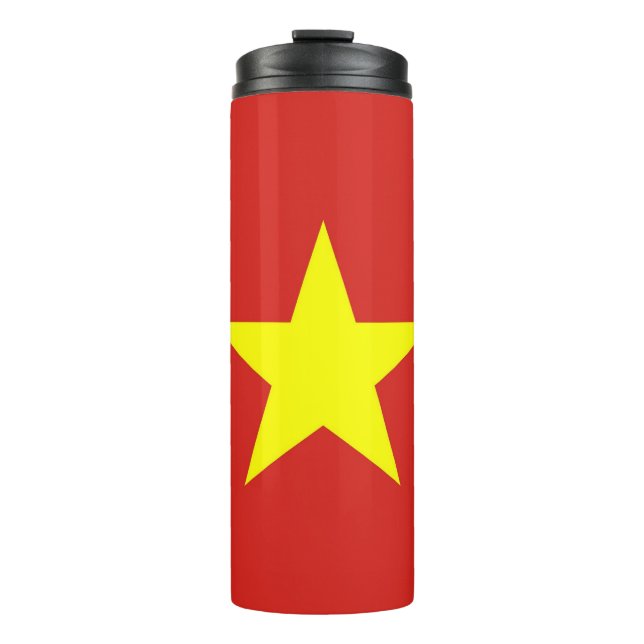 Thermal Tumbler mit Flagge von Vietnam Thermosbecher (Vorderseite)