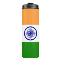 Thermal Tumbler mit indischer Flagge