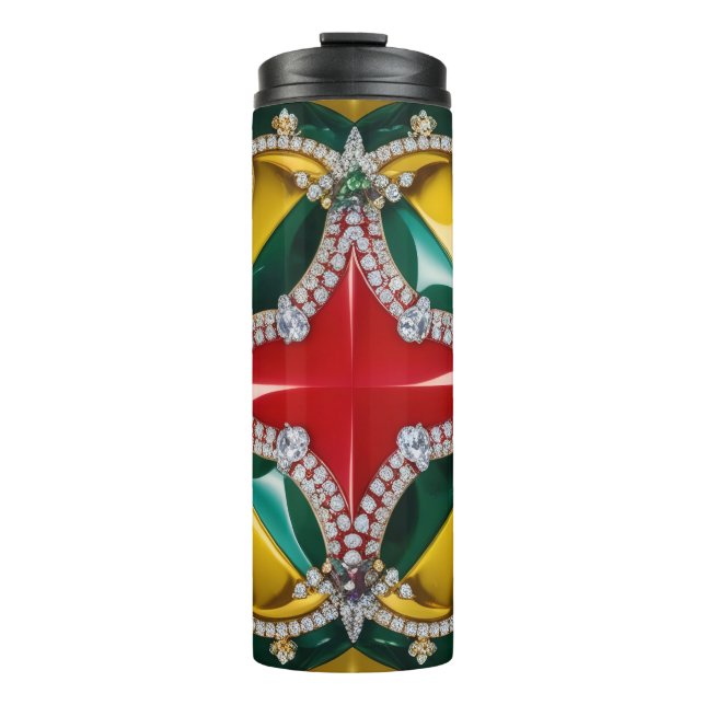 Thermal Tumbler mit Los Angeles Farben Thermosbecher (Vorderseite)