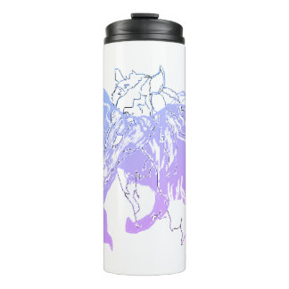 Thermal Tumbler: Pferde Thermosbecher