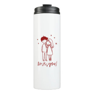 Thermal Tumbler - Sentimental and Love Line Thermosbecher
