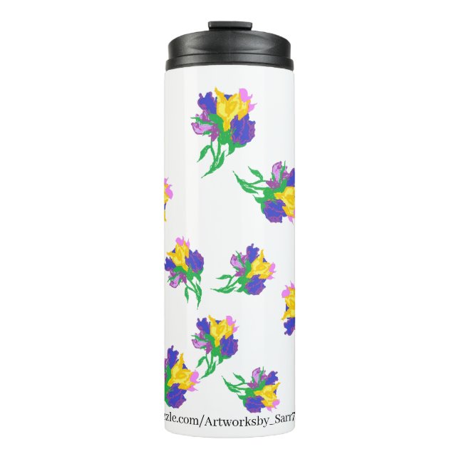 Thermal Tumbler: Tulips Thermosbecher (Vorderseite)