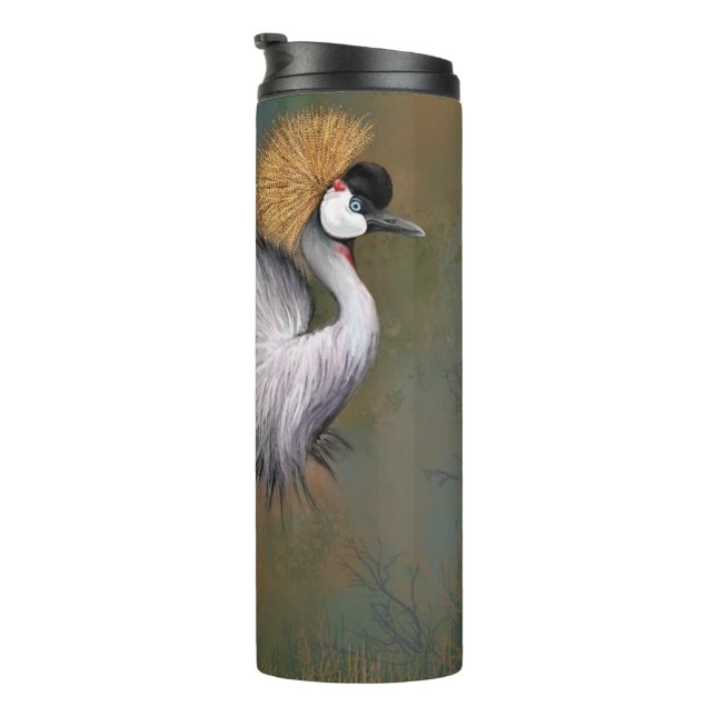 Thermaltumbler Crane Bird Thermosbecher (Nach rechts gedreht)