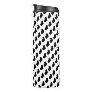Thermaltumbler-Guinea Schweine-Silhouette Thermosbecher