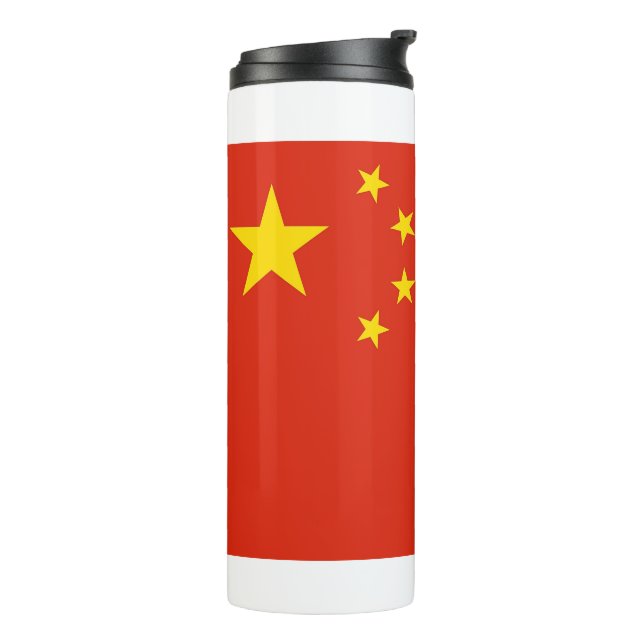 Thermaltumbler mit Fahne der China Thermosbecher (Nach links gedreht)