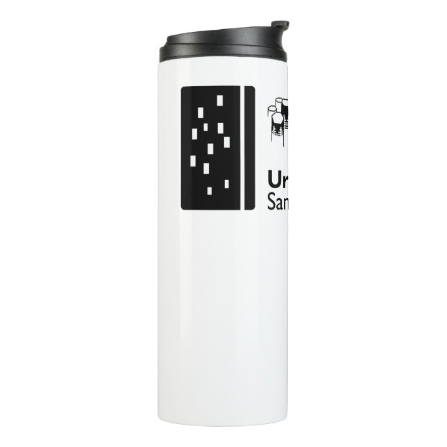 Thermaltumbler Thermosbecher (Nach links gedreht)