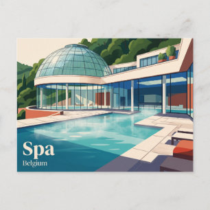 Thermes de Spa Belgien Postkarte