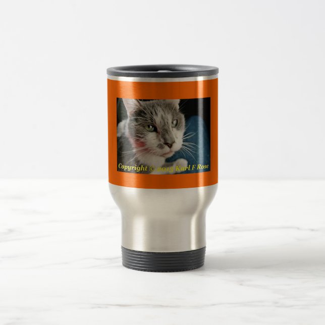 Thermische Reise-Tasse der Katze Reisebecher (Mittel)