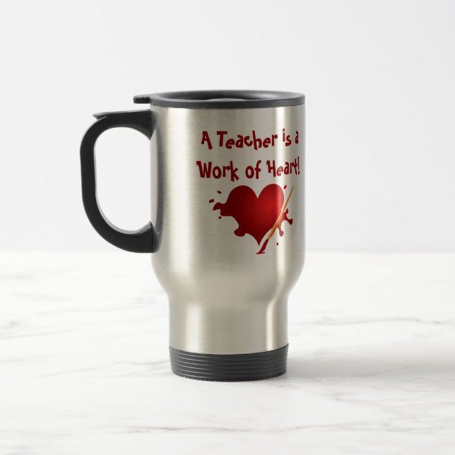 Thermische Tasse des Lehrers (Links)
