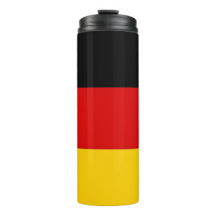 Thermische Trommel mit Flagge von Deutschland Thermosbecher