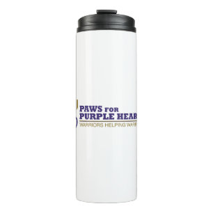 Thermische Tumbler-Flasche - weißes, farbiges Log Thermosbecher