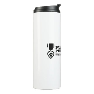 Thermische Tumbler-Flasche - weißes, schwarzes Lo Thermosbecher