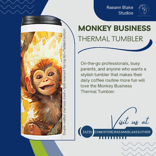 Thermischer Tumbler für Affen Thermosbecher (Von Creator hochgeladen)