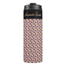 Thermischer Tumbler für niedliches Leopard-Muster Thermosbecher