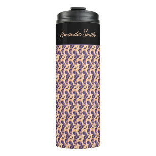 Thermischer Tumbler für niedliches Leopard-Muster Thermosbecher