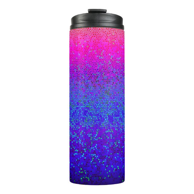 Thermischer Tumbler-Glitzer-Sternstaub Thermosbecher (Vorderseite)