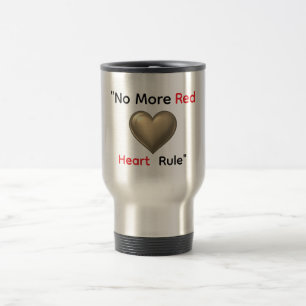 Thermobecher mit Text Keine rote Herz Regel mehr Reisebecher