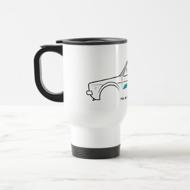 Thermobecher | Mug | Youngtimer | RetroCar | 90er Reisebecher (Links)