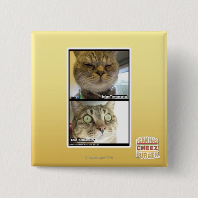 Thermometer Button (Vorderseite)