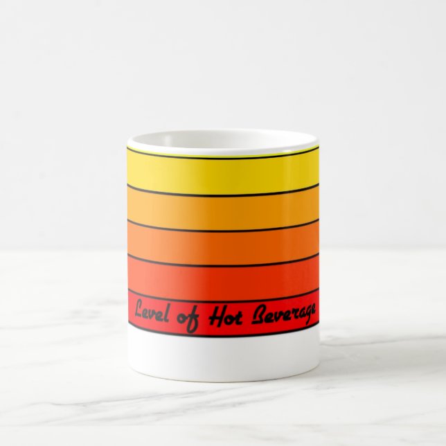 Thermometer-Tasse 1 Verwandlungstasse (Mittel)