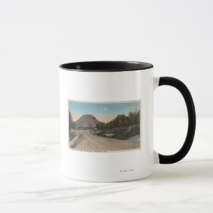 Thermopolis, WY - Ansicht der Big Horn-Fahrstraße Tasse