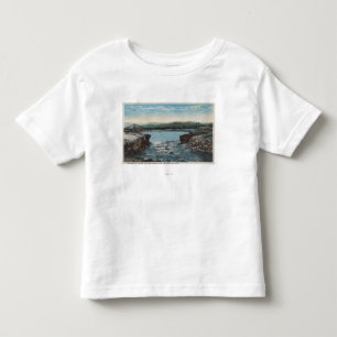 Thermopolis, WY - Ansicht der Brücke über Big Ho Kleinkind T-shirt