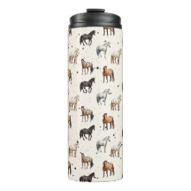 Thermos du cheval occidental
