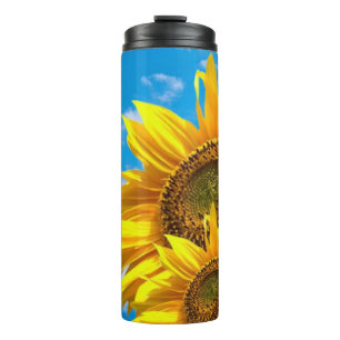 Thermotumbler Blumen Sonnenblume Thermosbecher