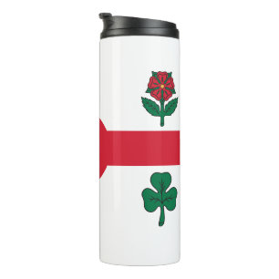 Thermotumbler mit Flagge von Montreal, Kanada Thermosbecher