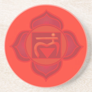 TheRoot Chakra Getränk-Unterlage Getränkeuntersetzer