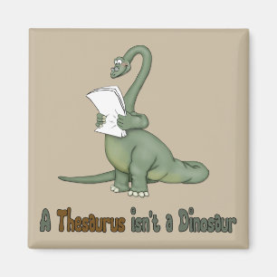 Thesaurus Dinosaur Magnet