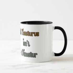 Thesaurus Dinosaur Tasse
