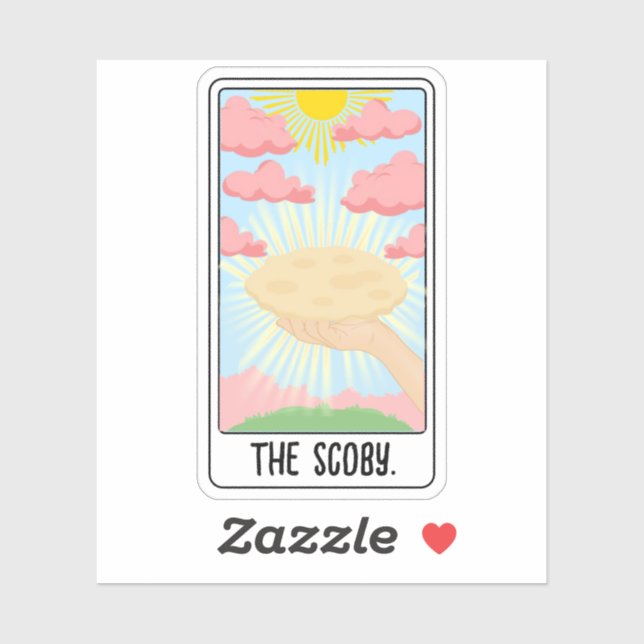 TheScoby-TarotCards-Vinyl-Aufkleber Aufkleber (Blatt)