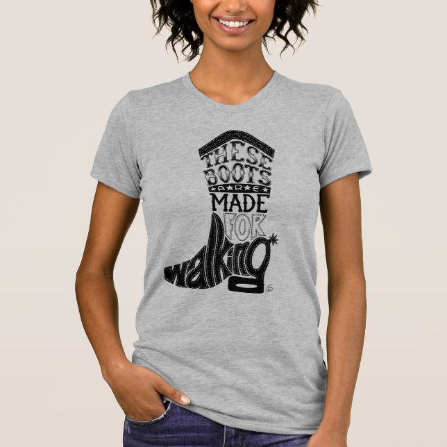 These boots western style T-Shirt (Vorderseite)