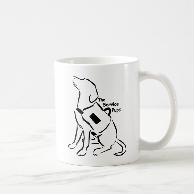 TheServicePups-Tasse Kaffeetasse (Rechts)