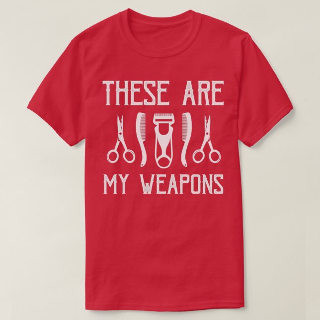 Theses are my Weapons T-Shirt (Design vorne)