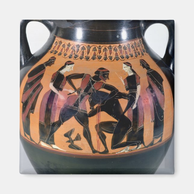 Theseus kämpft gegen den Minotaurus Magnet (Vorne)