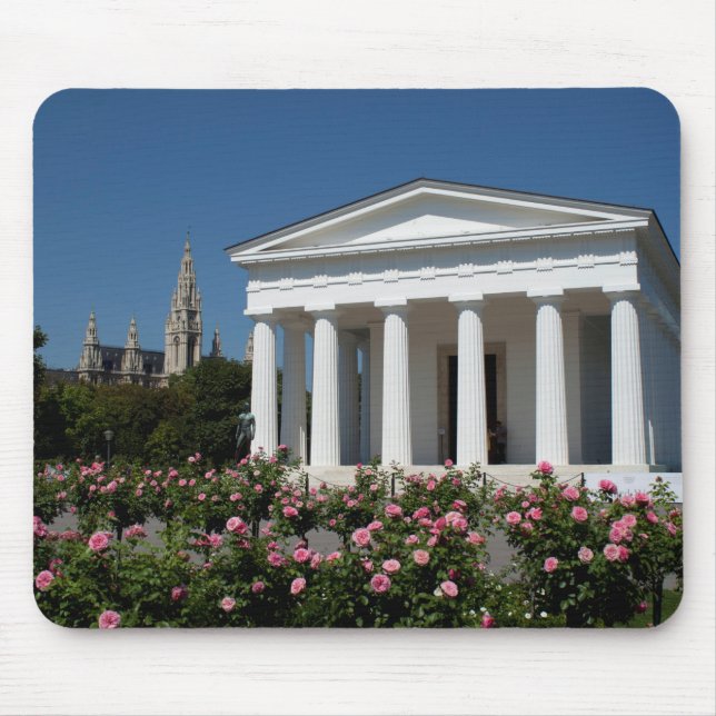 Theseus Tempel Wien Österreich Mousepad (Vorne)
