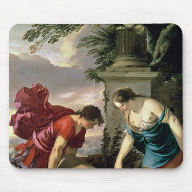 Theseus und seine Mutter Aethra, c.1635-36 Mousepad (Vorne)