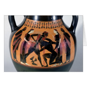 Theseus, welches das Minotaur kämpft