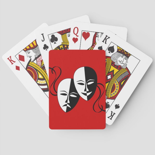 Thespian Mask Spielkarten (Rückseite)