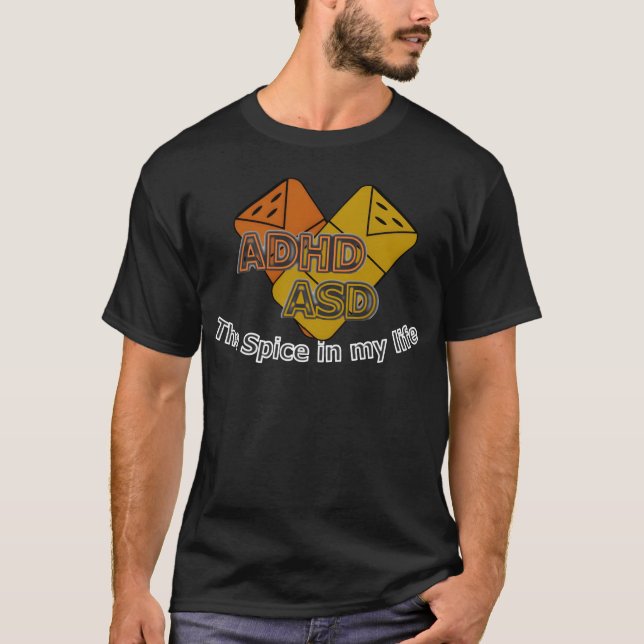 TheSpiceInMyLife ADHD ASD vintage T-Shirt (Vorderseite)
