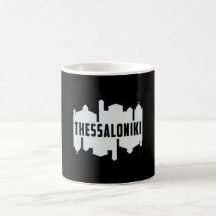 Thessaloniki Griechenland City Skyline Cityscape G Kaffeetasse