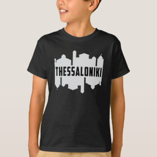 Thessaloniki Griechenland City Skyline Cityscape G T-Shirt