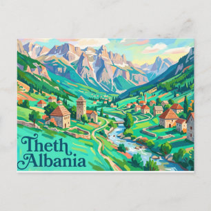Theth Albanien Postkarte