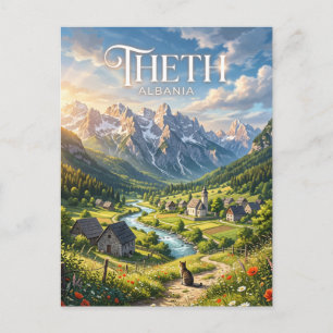 Theth Albanien Postkarte