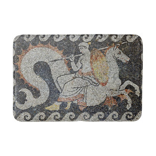 Thetis auf einem Hippocampus Antikes griechisches Badematte