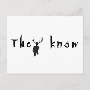 they know.... postcard postkarte