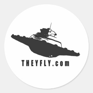 Theyfly Runder Aufkleber